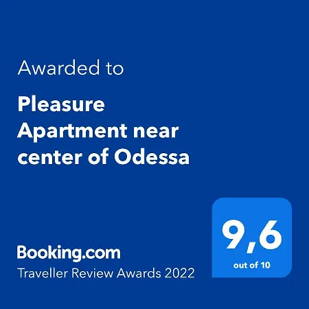 Pleasure Apartment Near Center Of Odessa Odesa